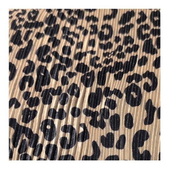 Annie Wear Leopard Cheetah Print Wide-leg Chic Pants Size large NWT - Picture 6 of 6